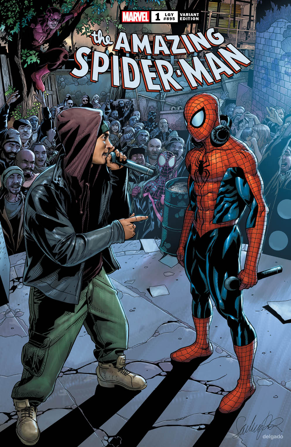 Eminem Spider-Man アメコミ Eminem partners with Spider-Man and Marvel for another comic