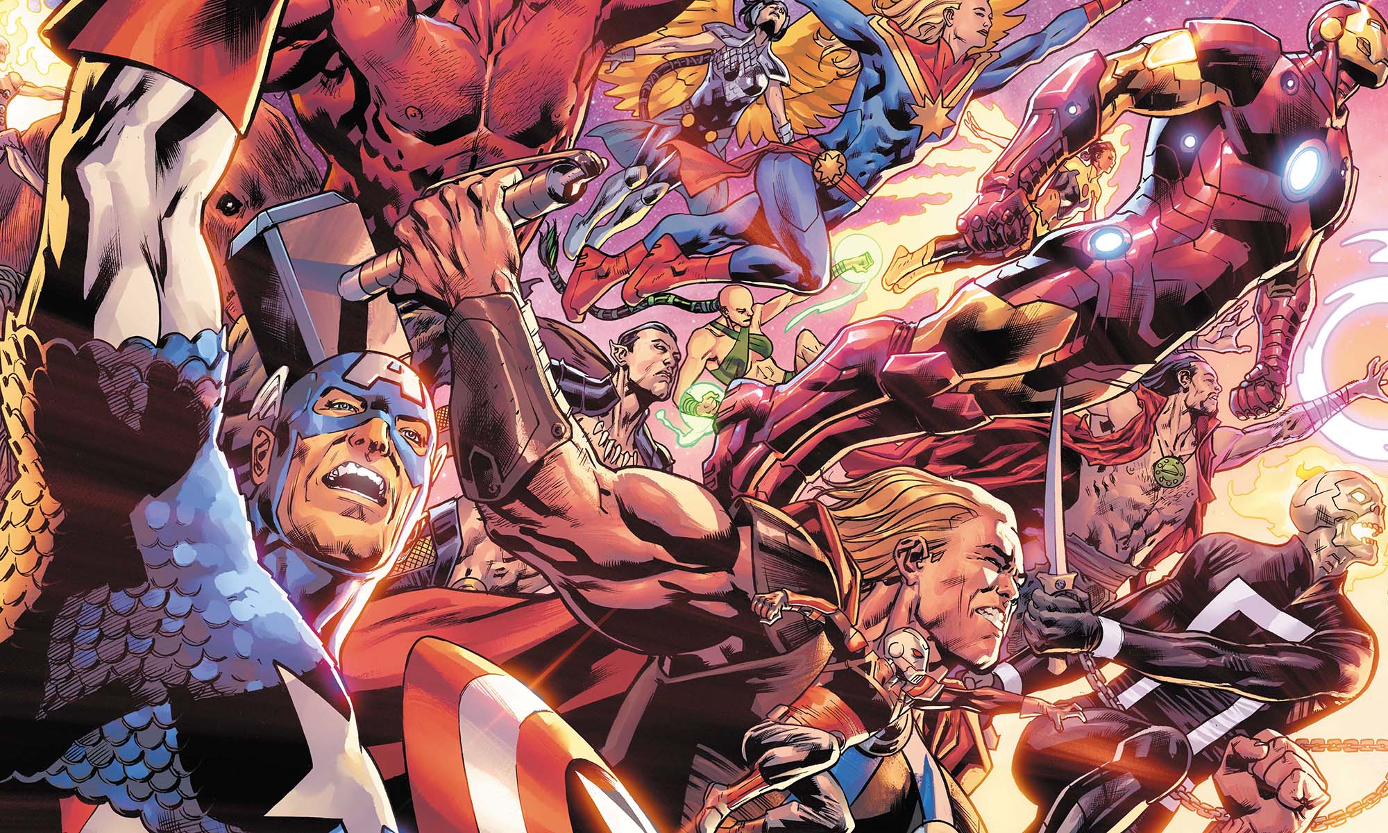 Marvel's Avengers of the past, the present, and the multiverse