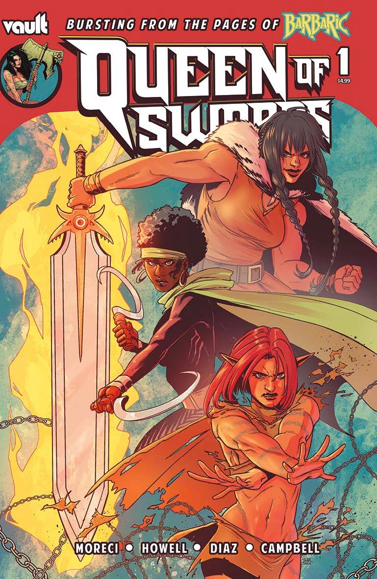 Hit comic Barbaric returns with spin-off series Queen of Swords, and we  have a 18-page preview | Popverse