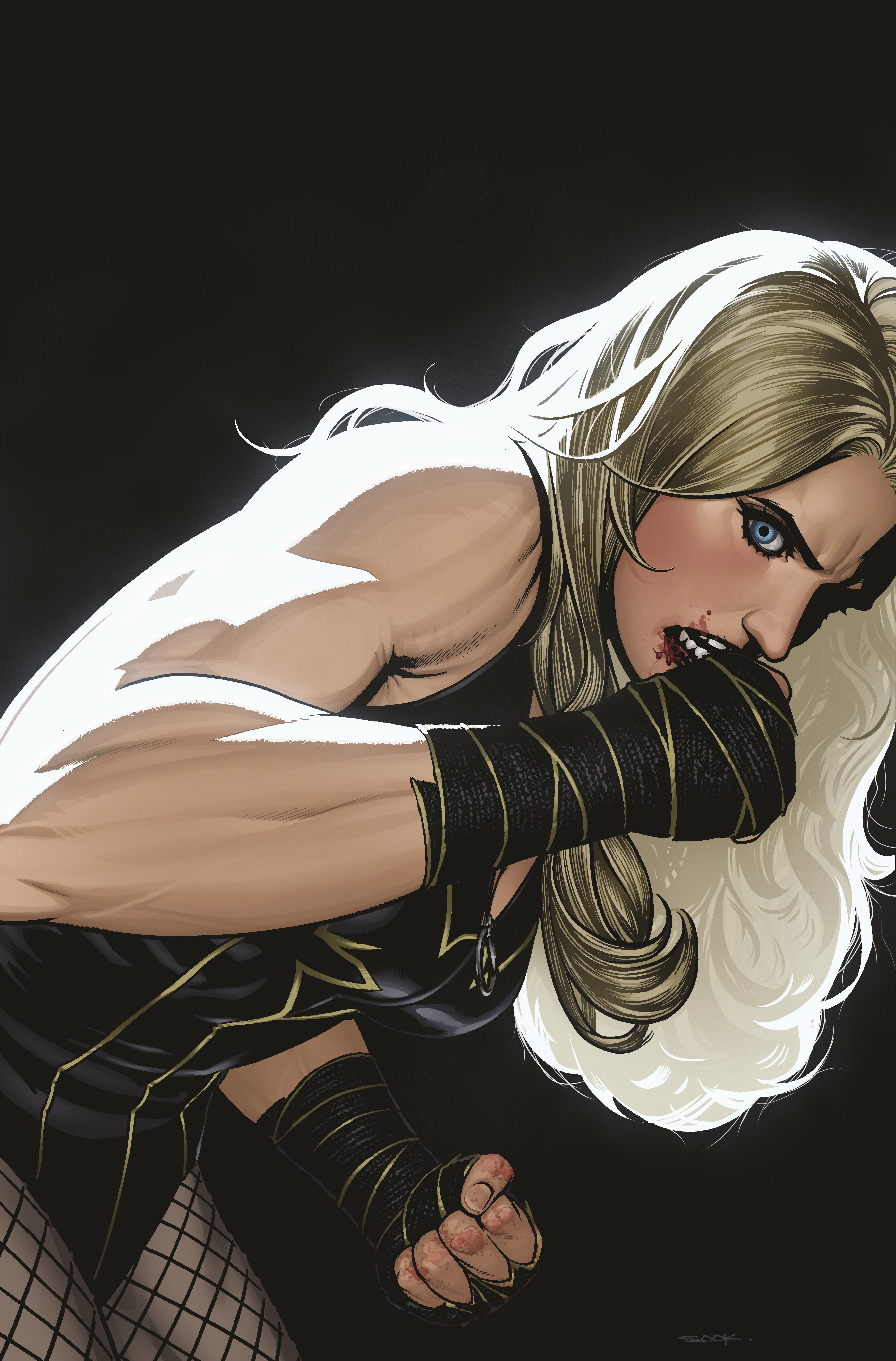 Black Canary gets into the ring against DC's biggest, baddest