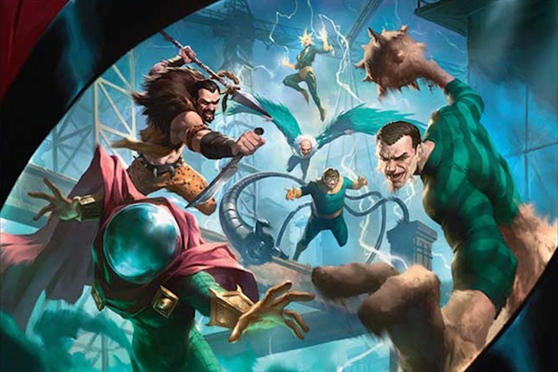 Behold, the Sinister Six card available only at Magic: The