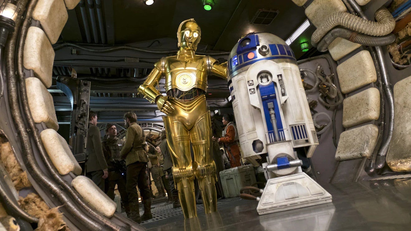R2-D2 and C-3PO are the Rosencrantz and Guildenstern of the Star