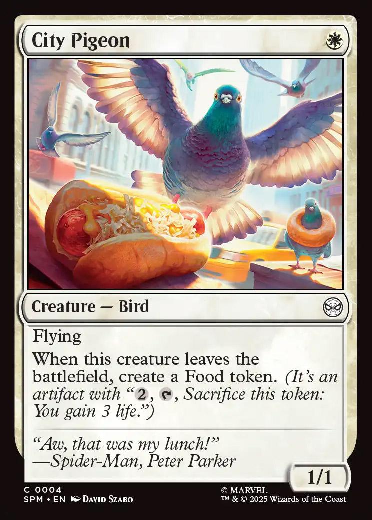 The strongest Common card in Magic: The Gathering x Marvel's Spider-Man  isn't a Marvel hero or villain - it's a bird | Popverse