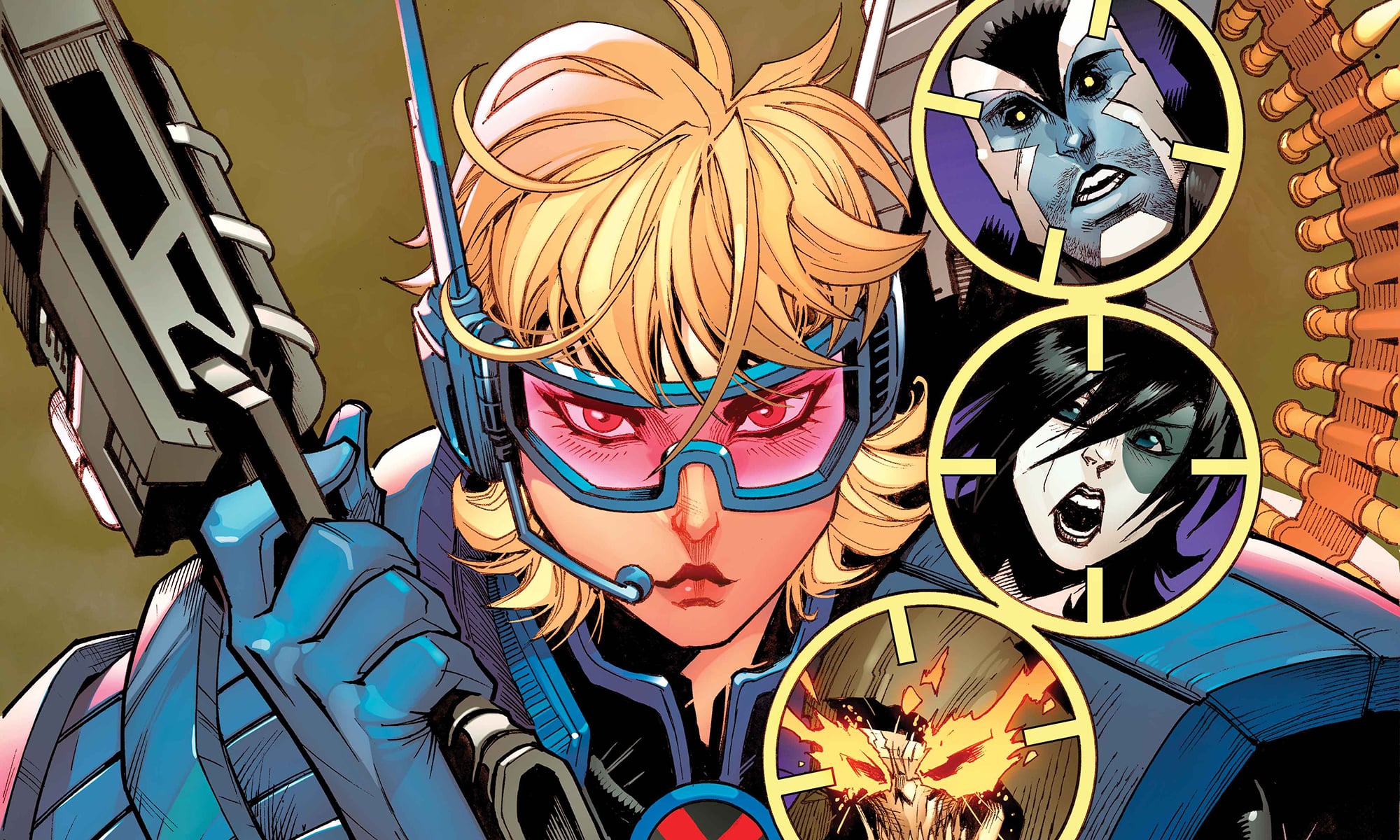 Boom-Boom fills Cable&rsquo;s enormous shoulder pads in Marvel&rsquo;s Fugitive X-Force