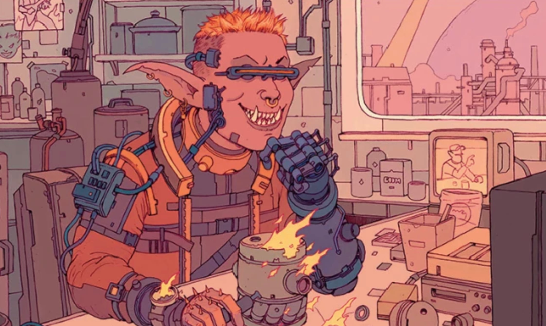 Classic Magic: The Gathering cards get a cyberpunk face-lift in new ...