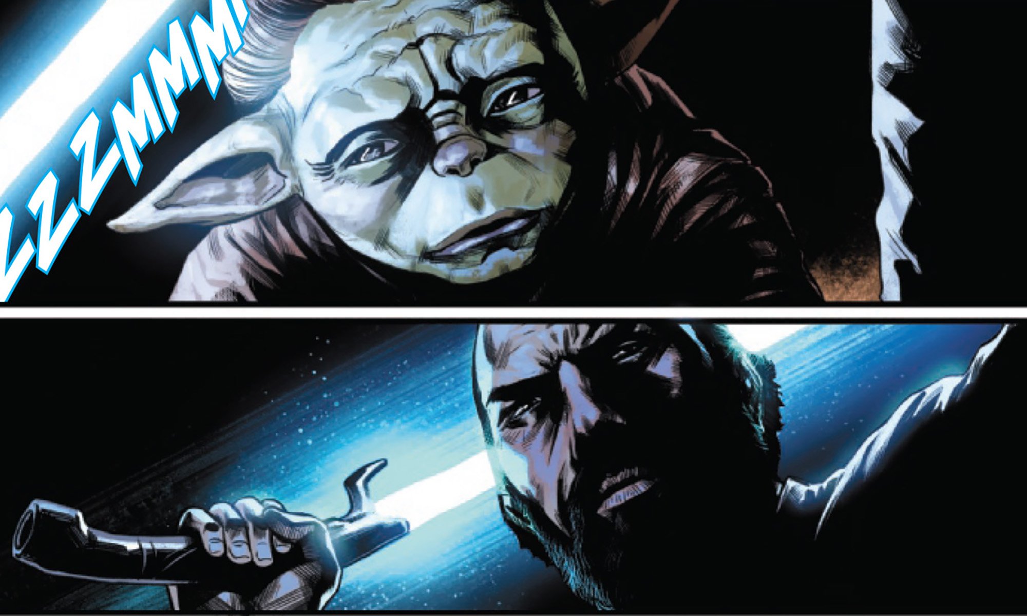 Star Wars & the murder of Yaddle by Count Dooku are being re-lived (and explored) in July's Jedi Knights #5