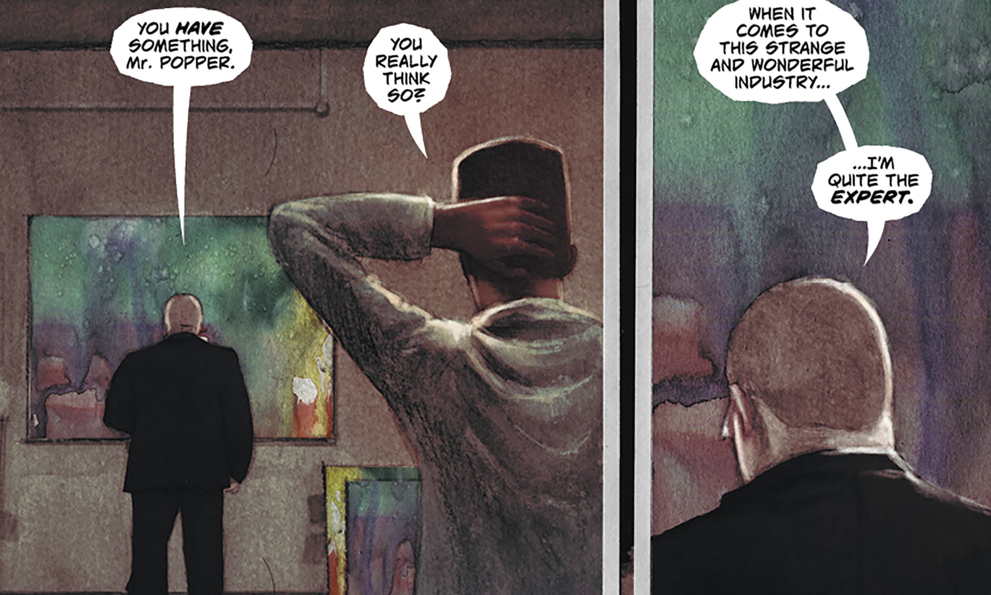 Superstar artist Christian Ward is launching a horror comic about murdering artists for profit (but he's not drawing it, John J. Pearson is!)