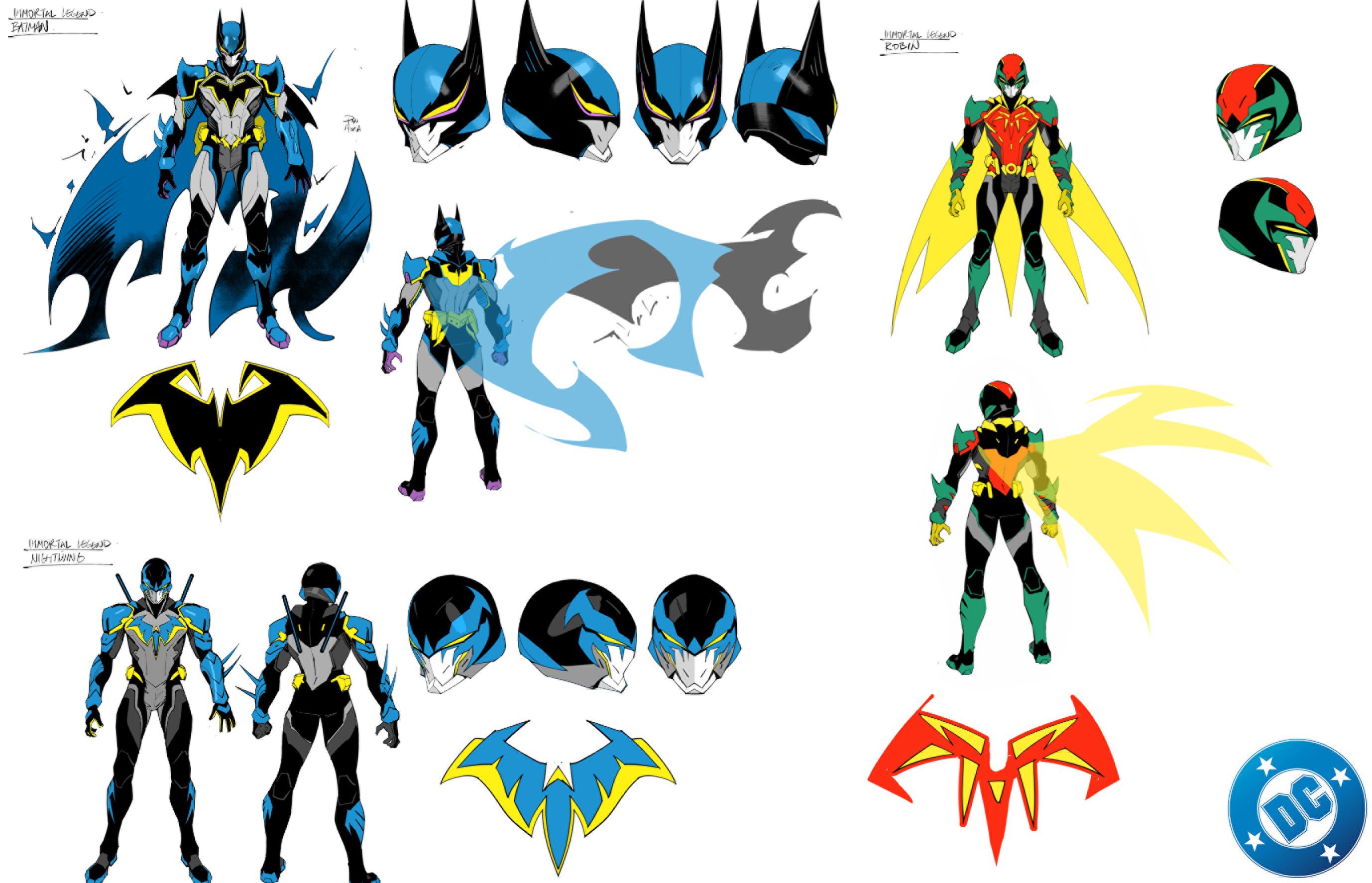 Batman, Robin and Nightwing go tokusatsu in DC's new Power Rangers
