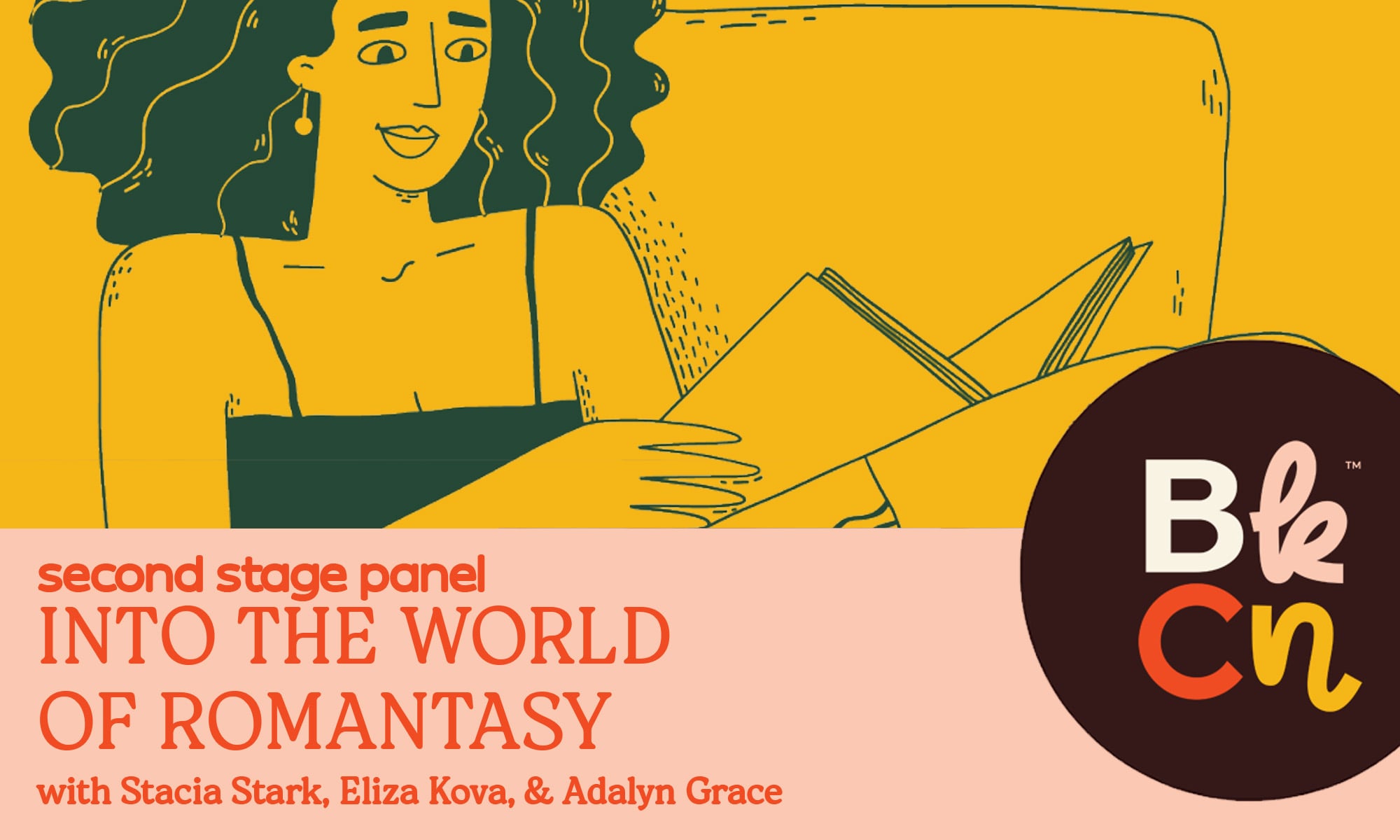 Watch Into the World of Romantasy with Adalyn Grace, Stacia Stark, & Elise Kova from BookCon 2026!