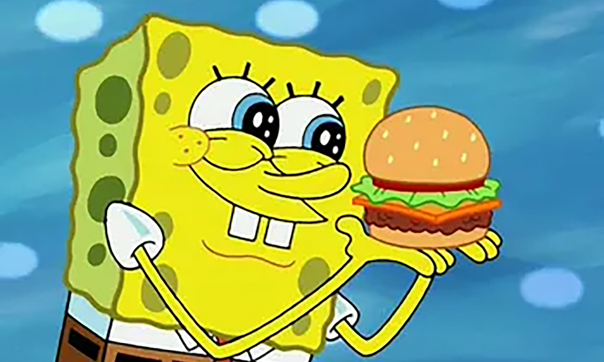 Report: The fast food chain Wendys is making an official Spongebob  Squarepants Krabby Patty burger (and tie-in Frosty) | Popverse