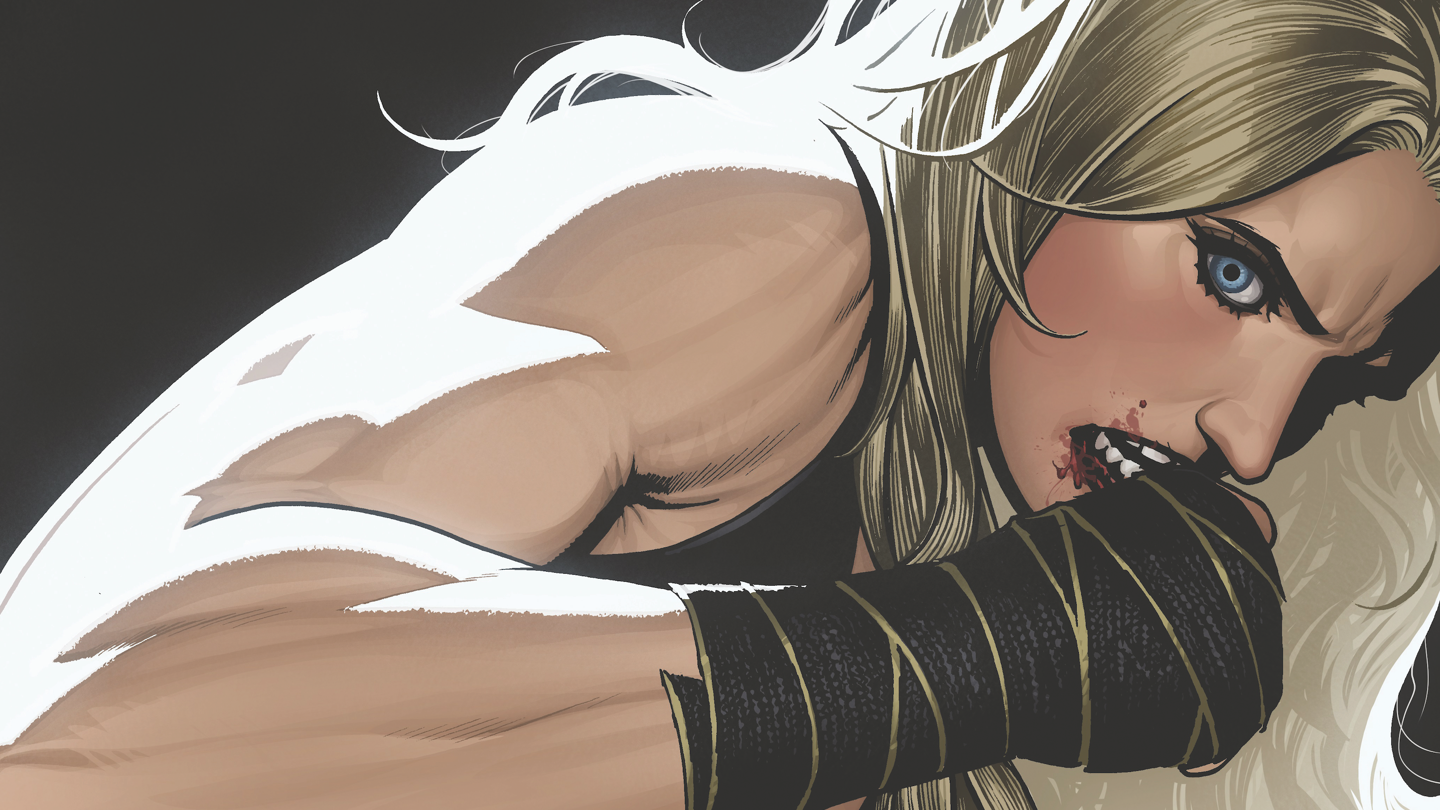 Black Canary gets into the ring against DC's biggest, baddest