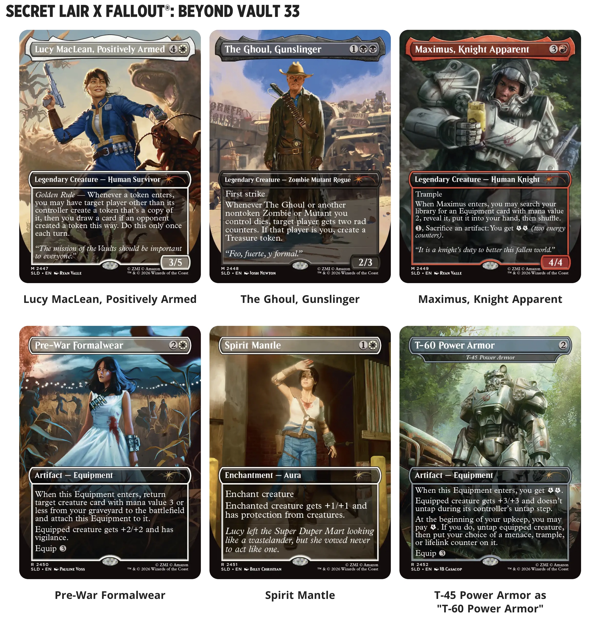 Magic: The Gathering Fallout Secret Lair revealed — new crossover