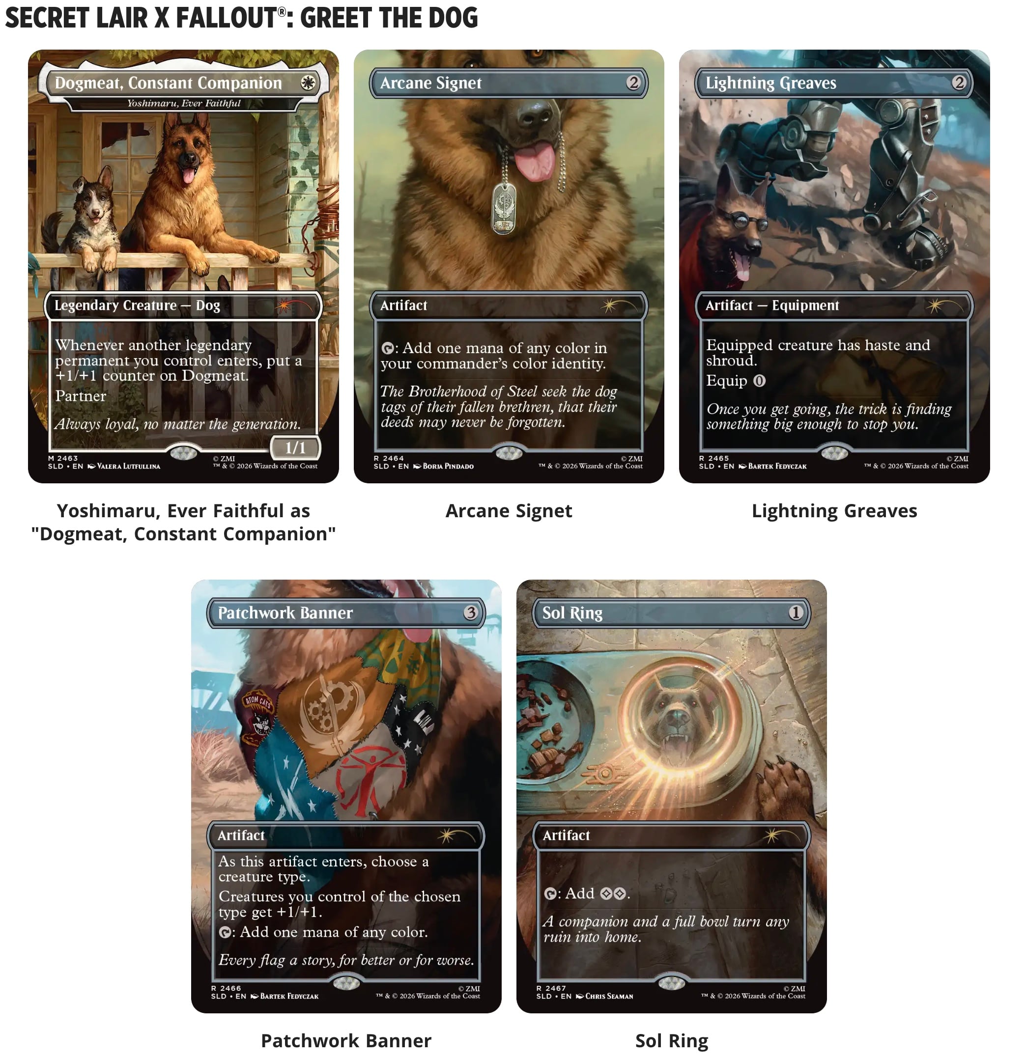 Magic: The Gathering Fallout Secret Lair revealed — new crossover