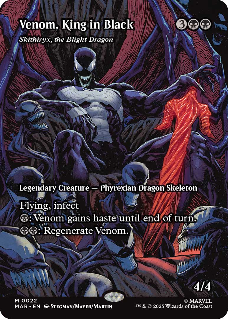 Become a symbiote god with Venom, King in Black from Magic: The Gathering's  Spider-Man set | Popverse