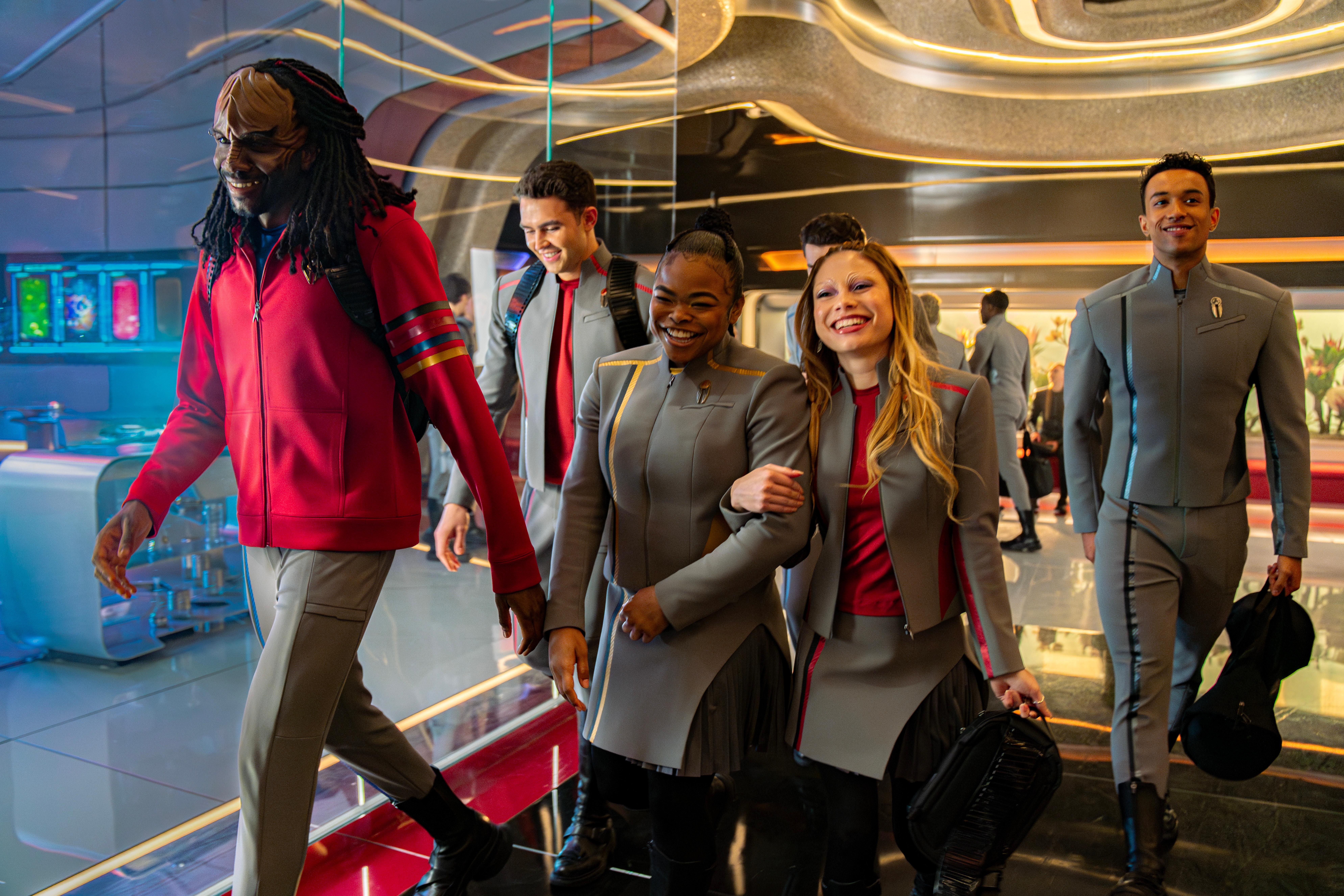 The Star Trek spinoff Starfleet Academy is as much a school on-screen as it is off, according to co-star George Hawkins