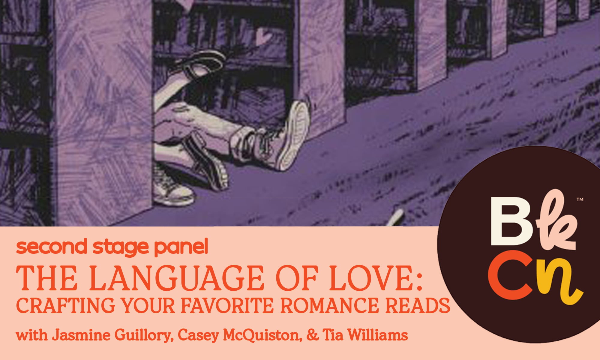 Watch The Language of Love with Jasmine Guillory, Casey McQuiston, & Tia Williams from BookCon 2026!