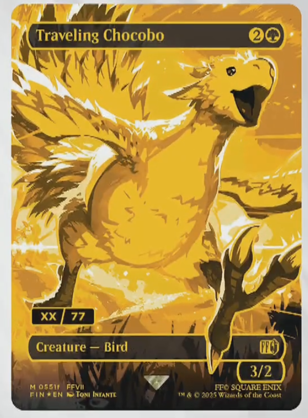 There's a new most expensive Magic: The Gathering x Final Fantasy card, as  this Golden Traveling Chocobo sold for $40k on eBay - and there are 76 more  in the wild | Popverse